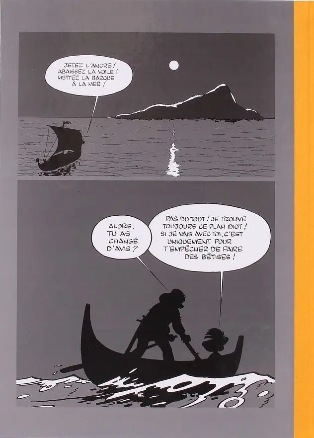 Verso de l'album Johan et Pirlouit Tome 5 Le serment des vikings