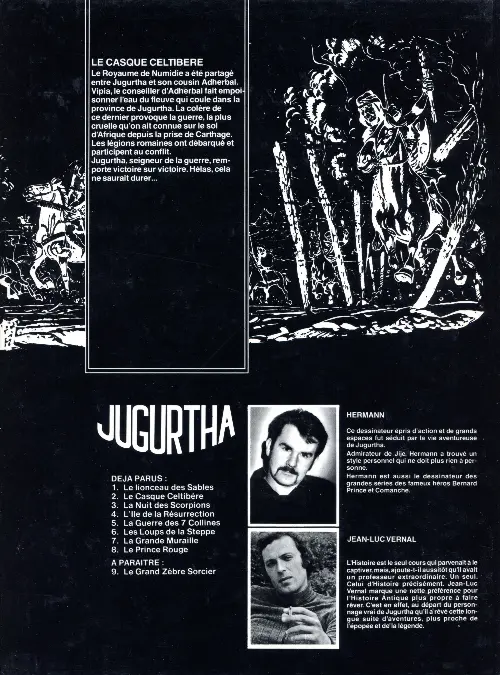 Verso de l'album Jugurtha Tome 2 Le casque celtibère