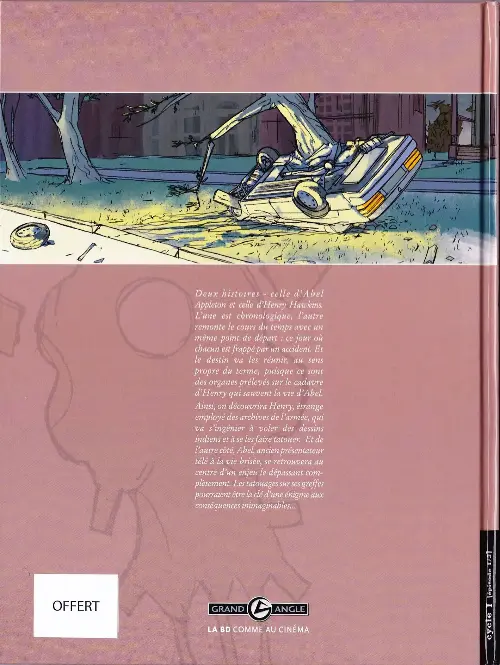 Verso de l'album La Main du singe Tome 1