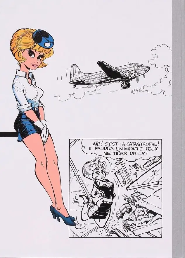 Verso de l'album Natacha Tome 1 Hôtesse de l'air