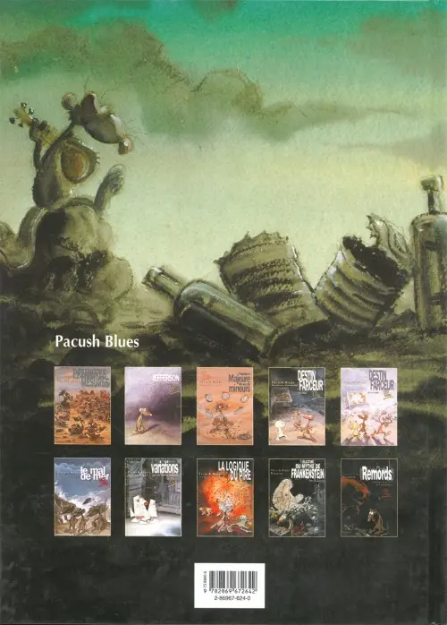 Verso de l'album Pacush Blues Tome 7 Septième saut : Variations sur un thème imposé