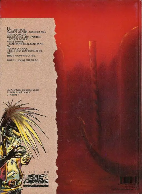 Verso de l'album Le Bal de la sueur Tome 2 Aaargl !