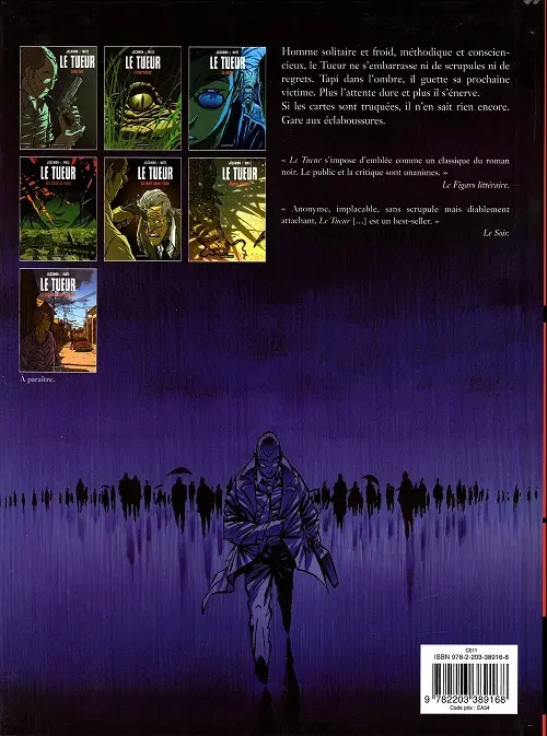 Verso de l'album Le Tueur Tome 1 Long feu