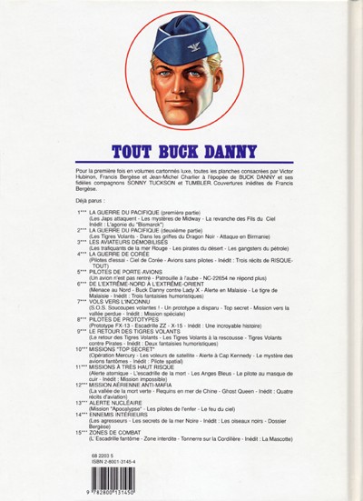 Verso de l'album Tout Buck Danny Tome 15 Zones de combat