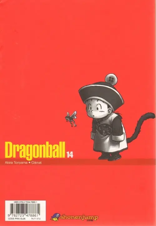 Verso de l'album Dragon Ball Perfect Edition 14
