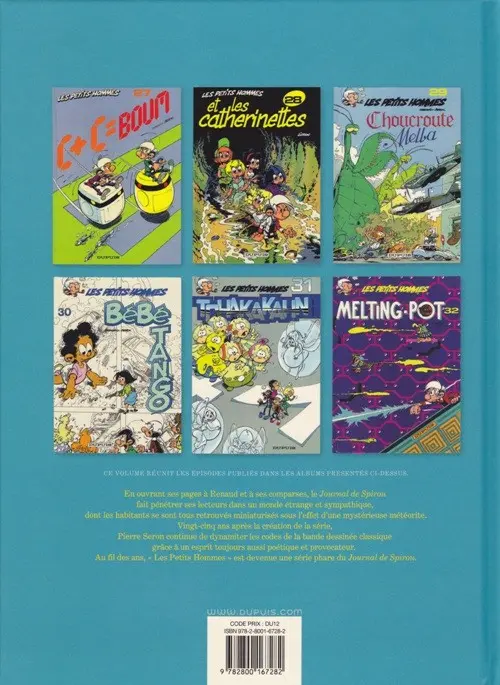 Verso de l'album Les Petits hommes Intégrale 1990-1995