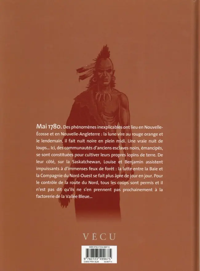 Verso de l'album Les Pionniers du Nouveau Monde Tome 20 Nuit de loups