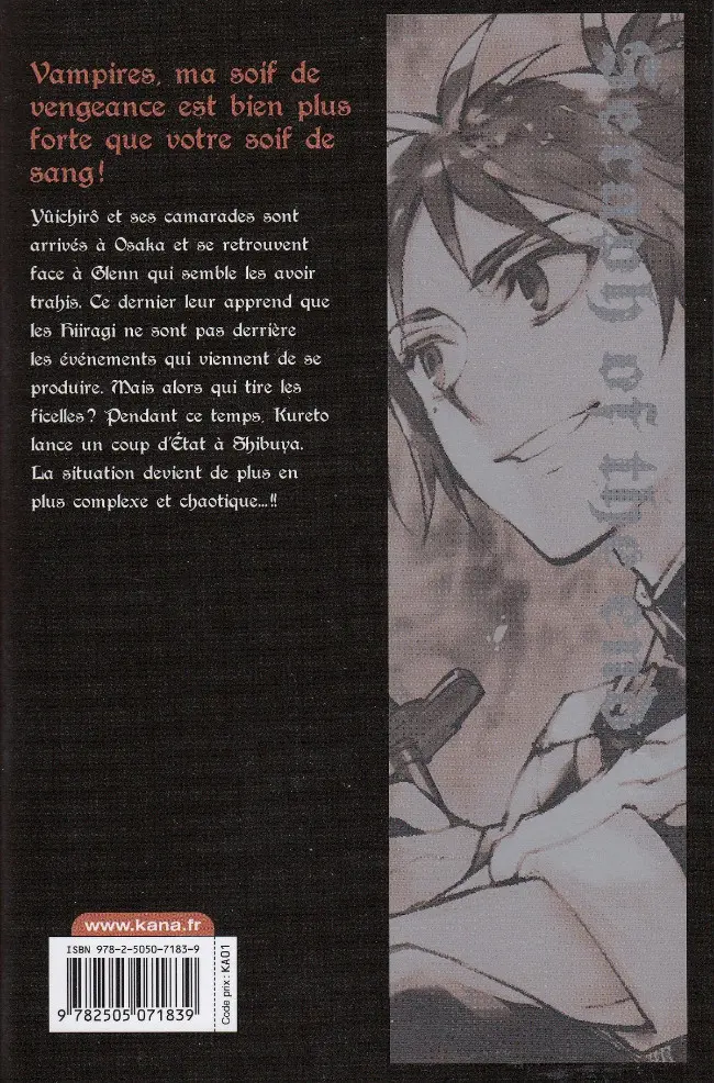 Verso de l'album Seraph of the End 15