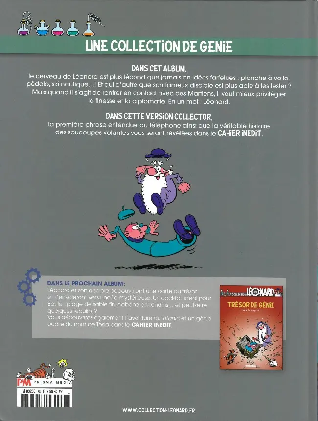 Verso de l'album La Collection Léonard Tome 38 Ya-t-il un génie dans la salle ?