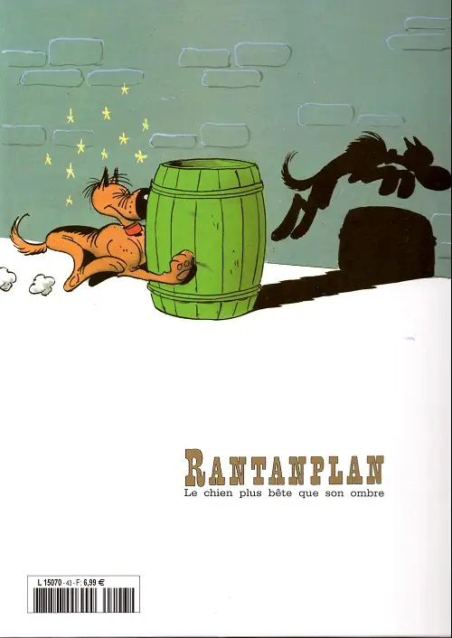 Verso de l'album Lucky Luke La collection Tome 43 Rantanplan - Bêtisier 1
