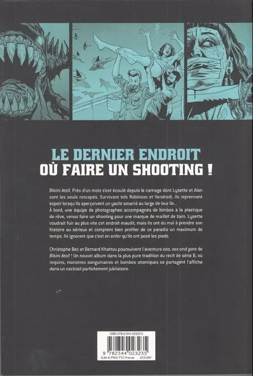 Verso de l'album Bikini atoll 2 - Première partie