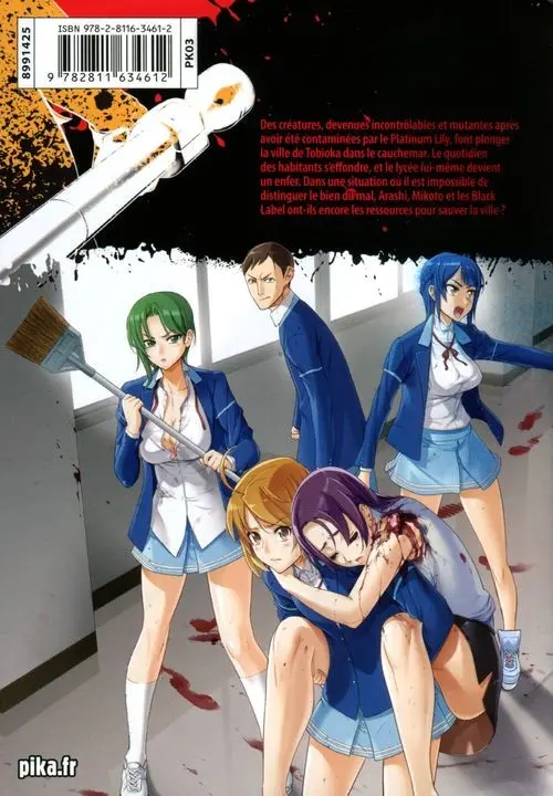 Verso de l'album Triage X 13