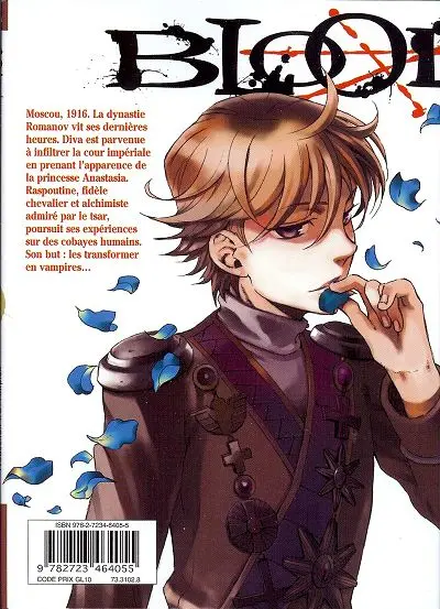 Verso de l'album Blood+A Tome 2