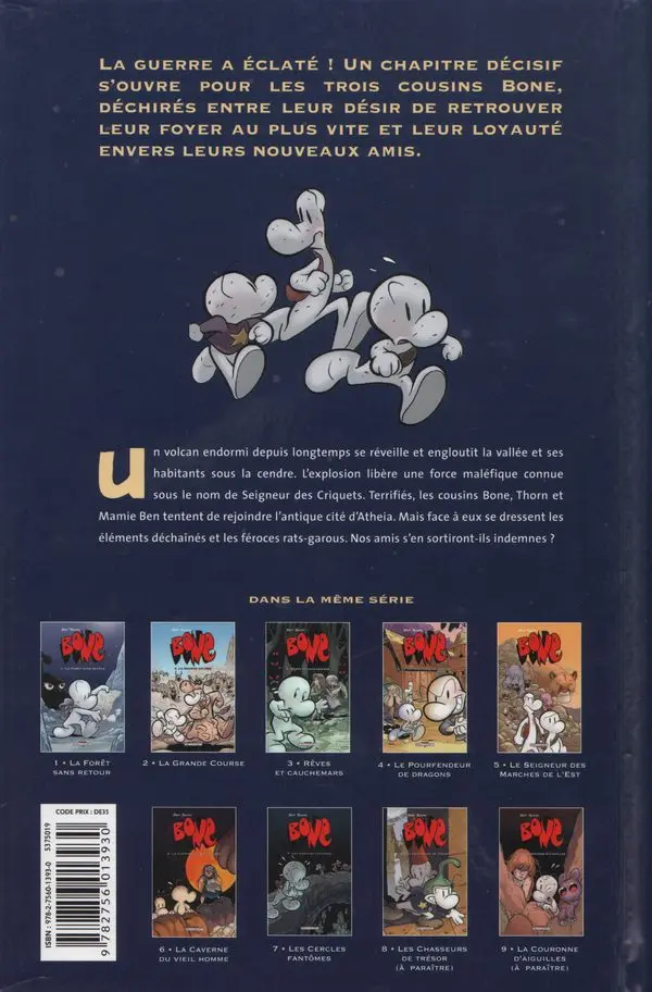 Verso de l'album Bone Tome 7 Les Cercles fantômes