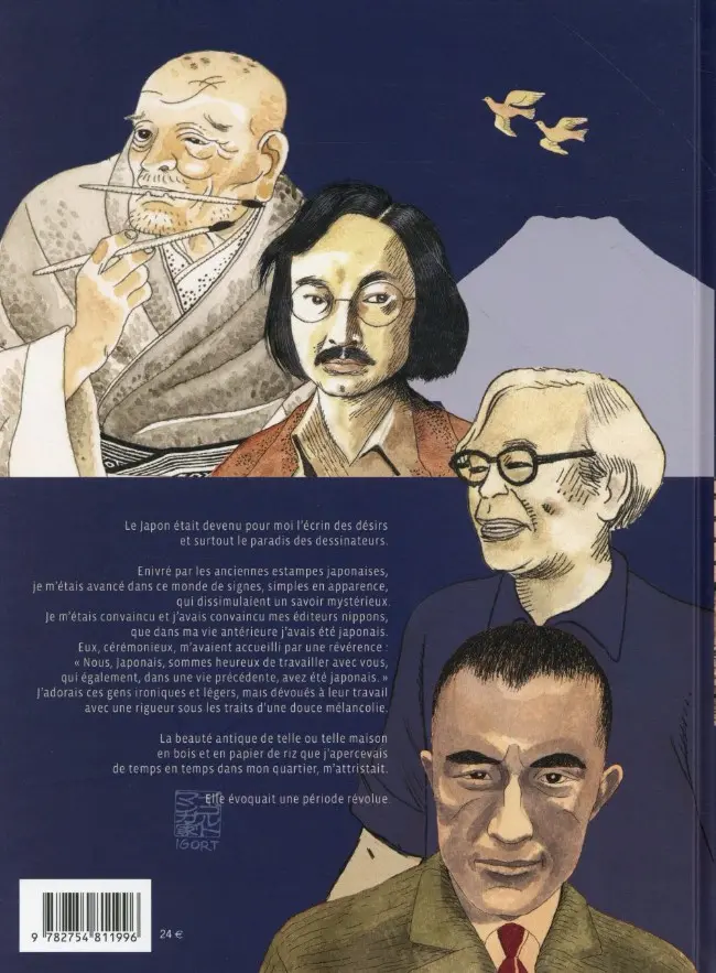 Verso de l'album Les Cahiers japonais Tome 1 Un voyage dans l'empire des signes