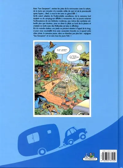 Verso de l'album Les Campeurs Tome 1 Camping Belle-vue