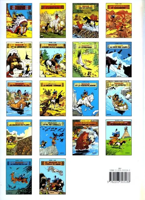 Verso de l'album Yakari Tome 18 L'oiseau de neige