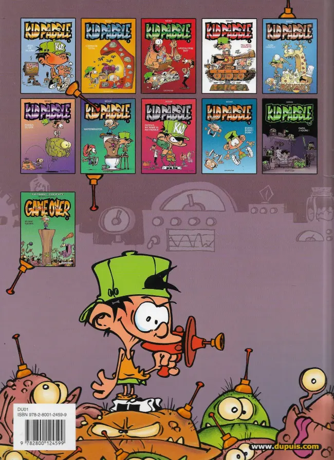 Verso de l'album Kid Paddle Tome 3 Apocalypse Boy