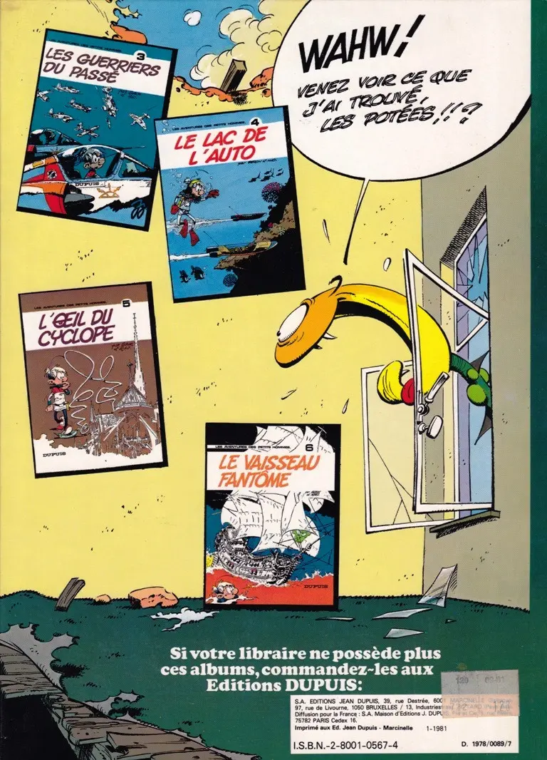 Verso de l'album Les Petits hommes Tome 7 Les ronces du samouraï
