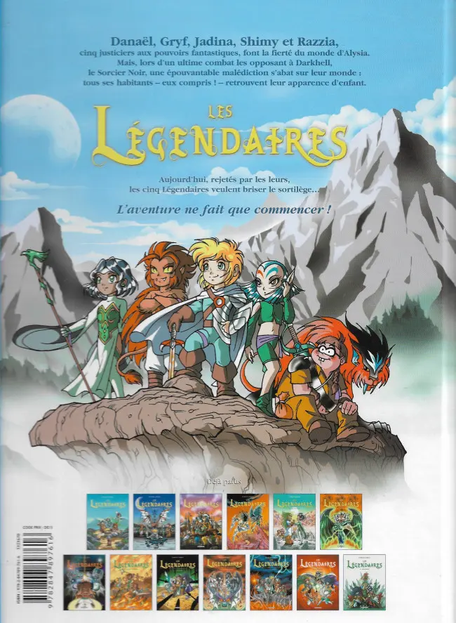 Verso de l'album Les Légendaires Tome 3 Frères ennemis