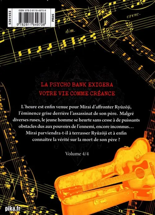 Verso de l'album Psycho Bank 4