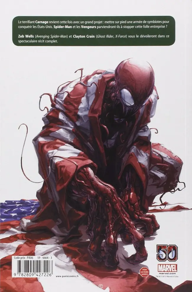 Verso de l'album Carnage - U.S.A. Carnage : U.S.A.