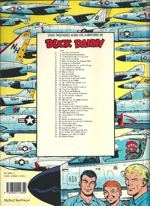 Verso de l'album Buck Danny Tome 39 Requins en mer de chine