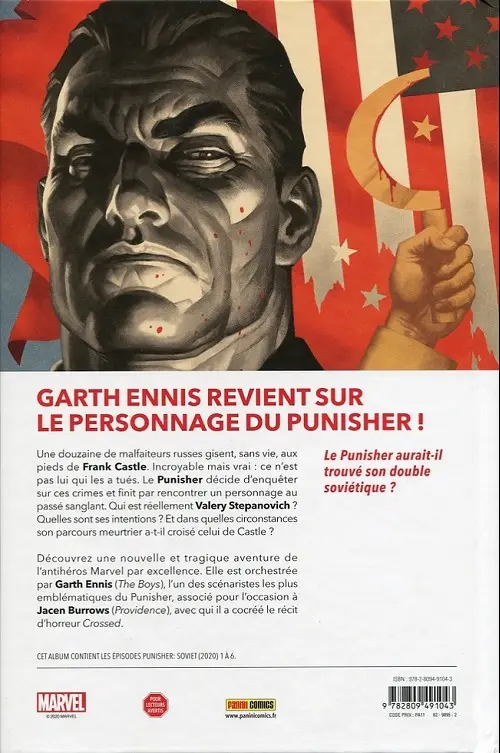 Verso de l'album Punisher - Soviet