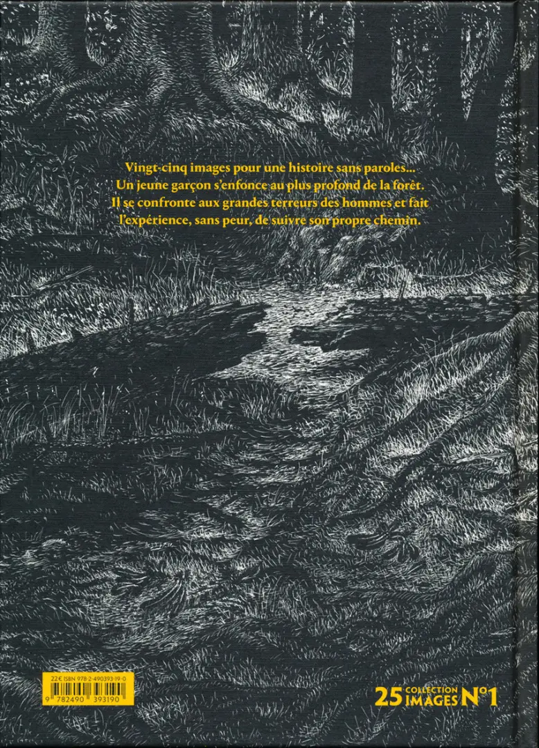 Verso de l'album La forêt