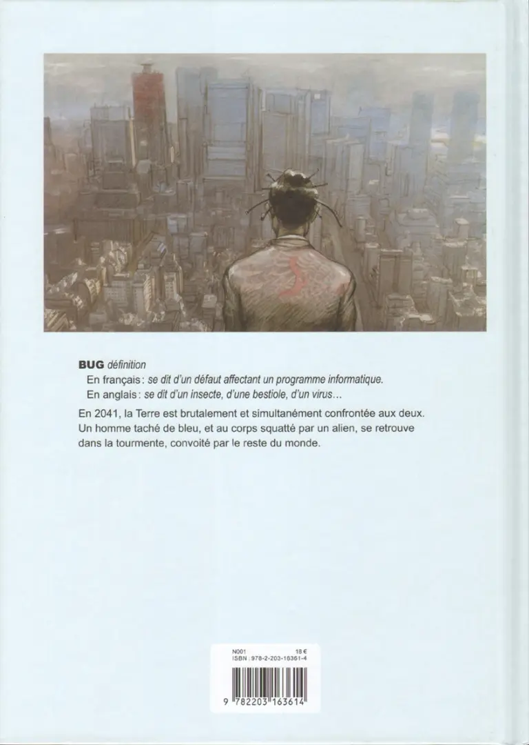 Verso de l'album Bug Livre 2