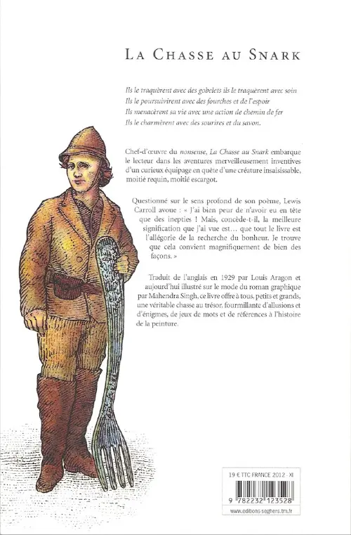 Verso de l'album La Chasse au Snark