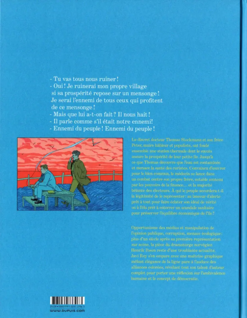 Verso de l'album Un ennemi du peuple