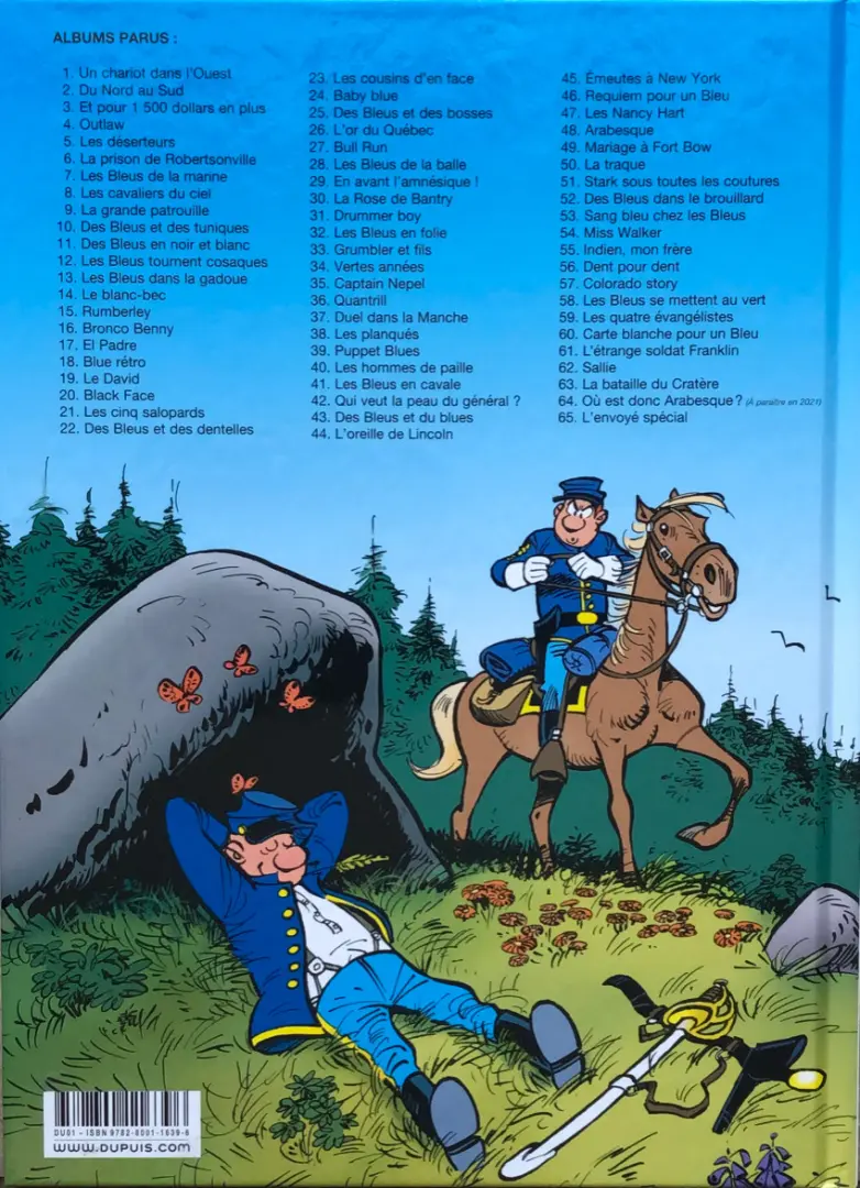 Verso de l'album Les Tuniques Bleues Tome 29 En avant l'amnésique !