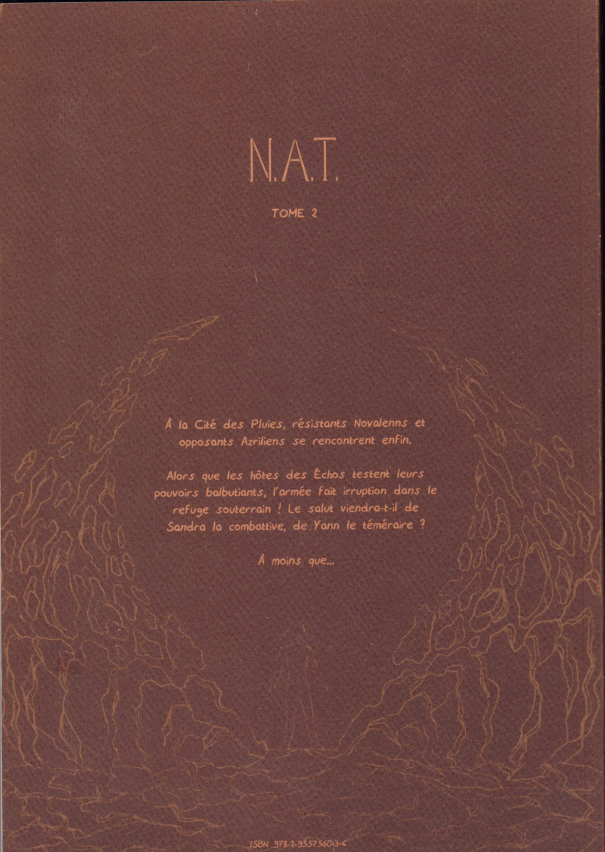 Verso de l'album N.A.T. Tome 2