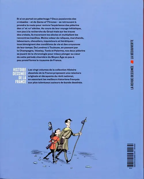 Verso de l'album Histoire dessinée de la France Tome 7 Croisades et cathédrales - D'Aliénor à saint Louis