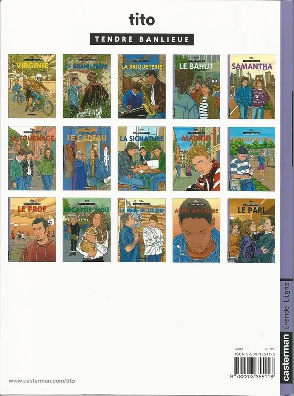 Verso de l'album Tendre banlieue Tome 11 Le prof