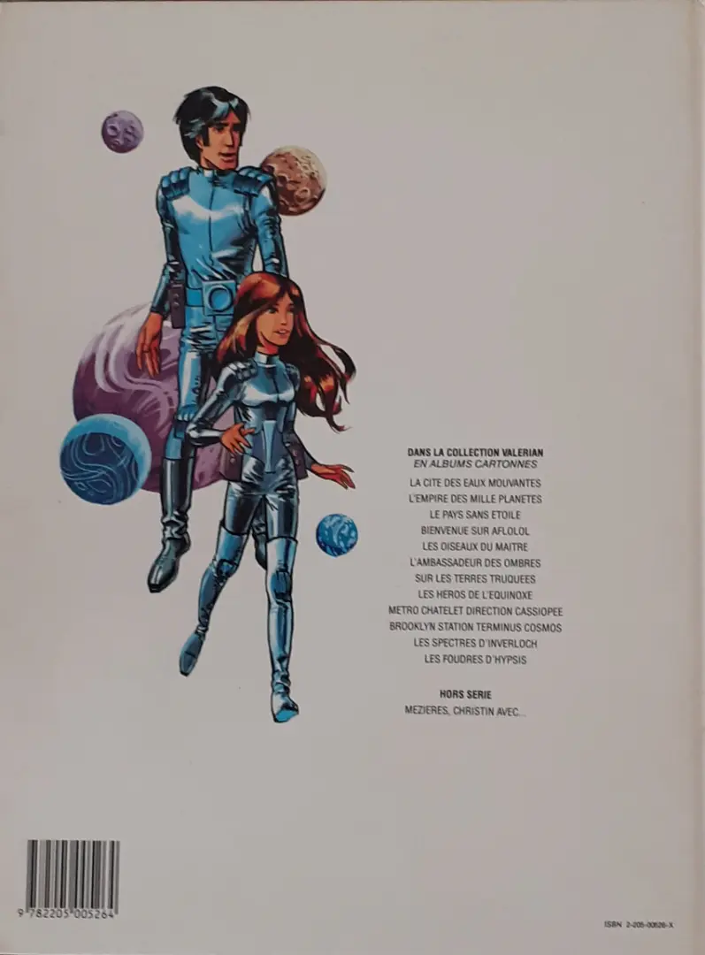 Verso de l'album Valérian Tome 2 L' empire des milles planètes