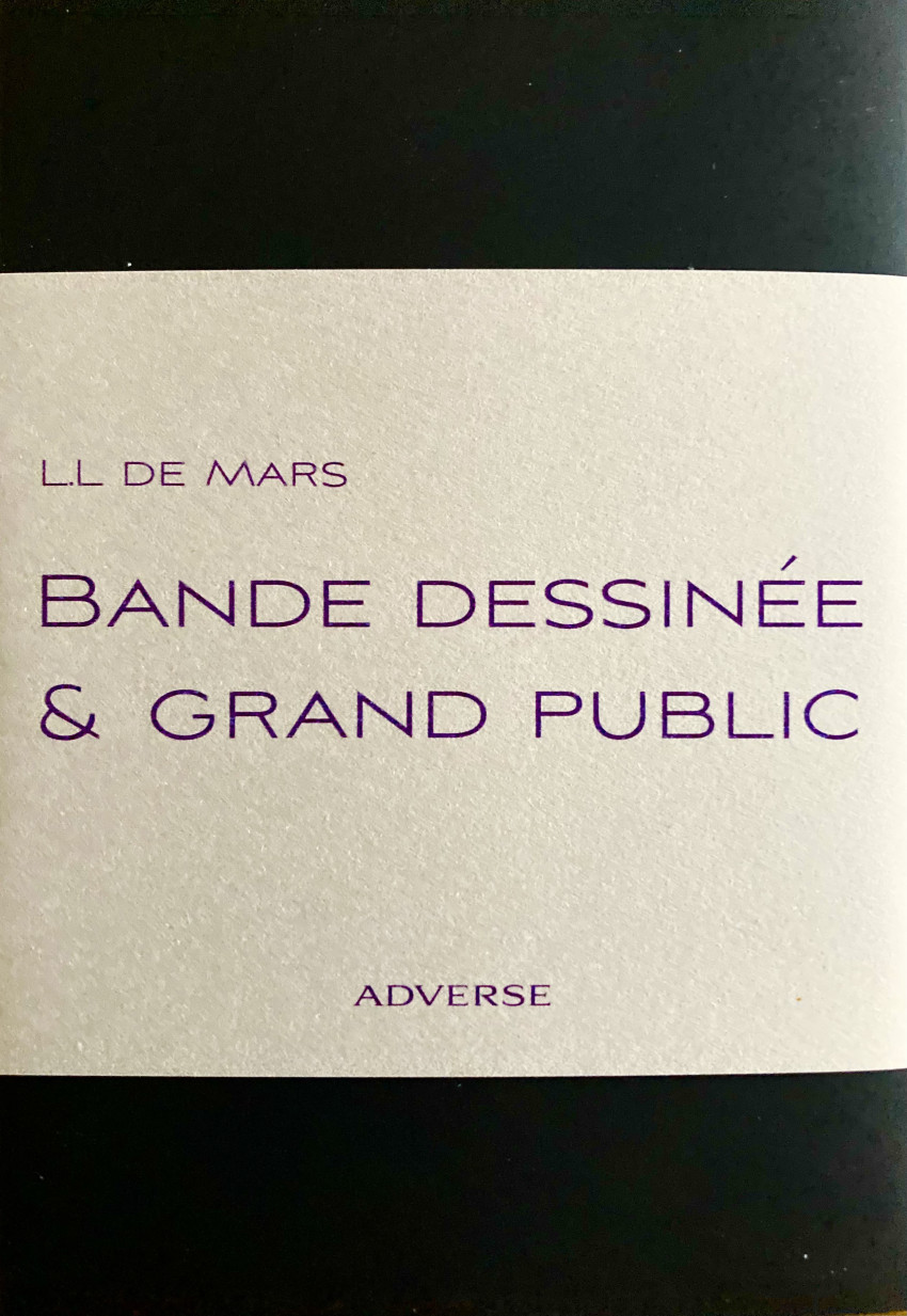 Verso de l'album Bande dessinée & grand public