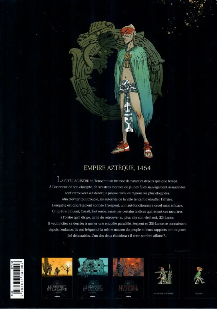 Verso de l'album Le serpent et la Lance Acte 1 Ombre-montagne