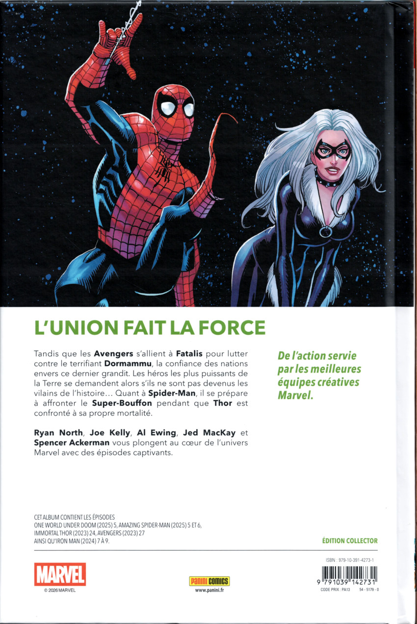 Verso de l'album Marvel World Volume 04