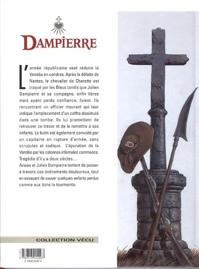 Verso de l'album Dampierre Tome 7 Les enfants de la terreur