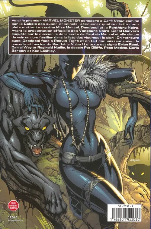 Verso de l'album Dark Reign Tome 1