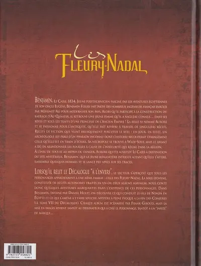 Verso de l'album Le Décalogue - Les Fleury-Nadal Tome 3 Benjamin. 2/2