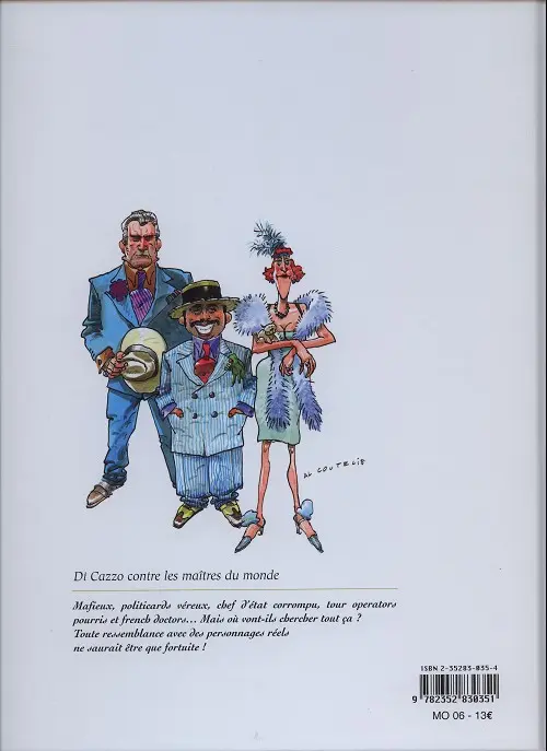 Verso de l'album Di Cazzo Tome 2 Di Cazzo contre les maîtres du monde