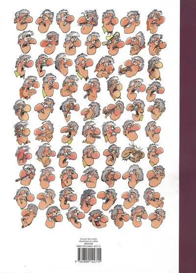 Verso de l'album Cauvin - L'homme aux cent mille gags