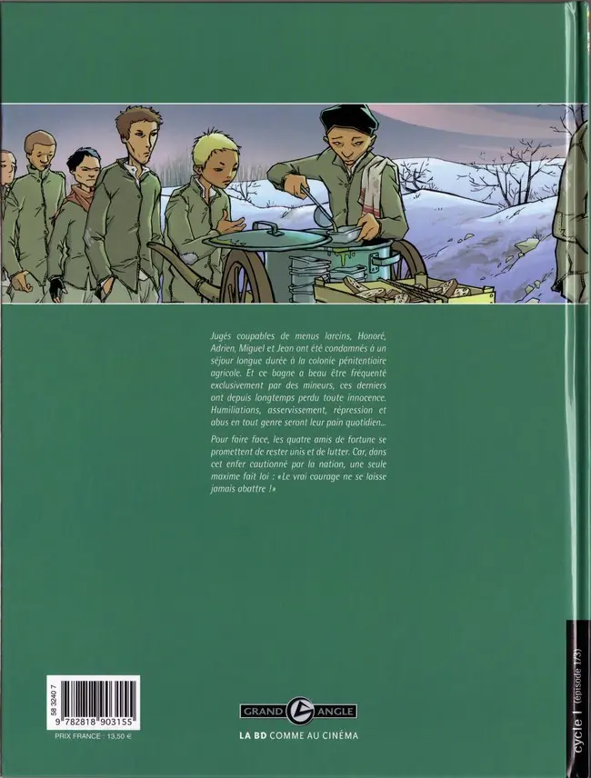 Verso de l'album Les Innocents coupables Tome 1 La Fuite