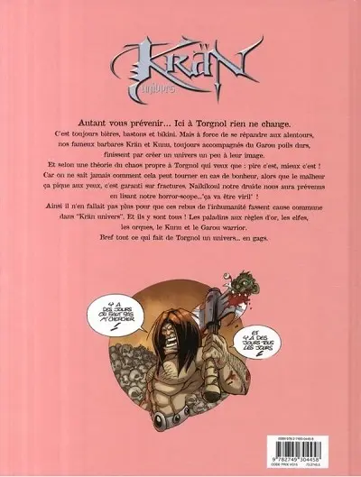Verso de l'album Krän Univers Tome 3 Love Lovemidou !