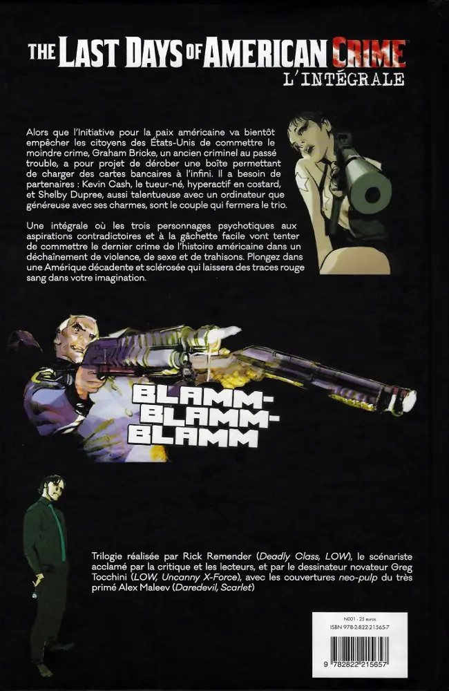 Verso de l'album The Last Days of American Crime