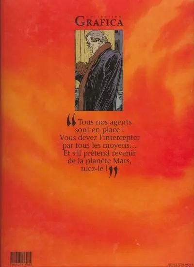 Verso de l'album Le Lièvre de Mars Tome 1
