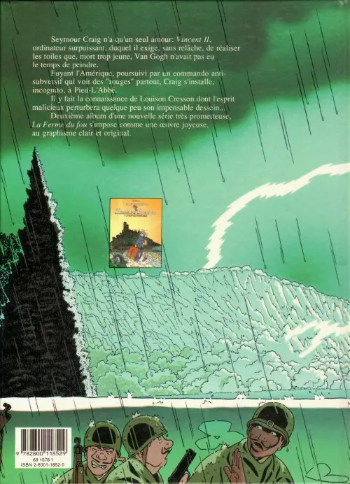 Verso de l'album Les tribulations de Louison Cresson 2 La ferme du fou